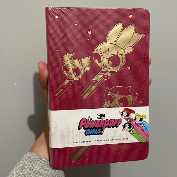 Cartoon Network Other - The Powerpuff Girls Hard Covered Journal - Pink - Cartoon Network